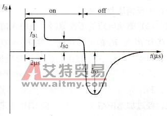 理想的基极驱动电流波形