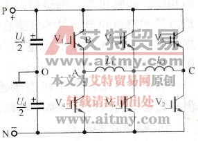 单相电容式电动机变频器两相逆变电路