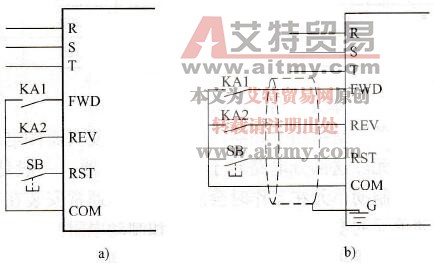 触点开关控制