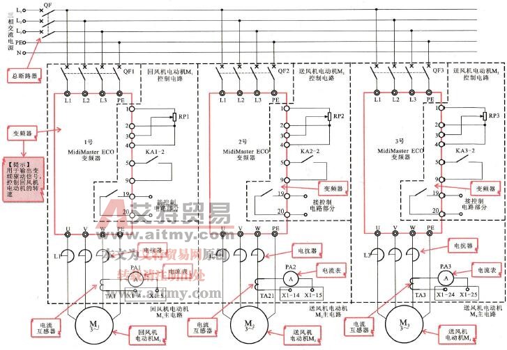 中央空调器中的变频控制电路