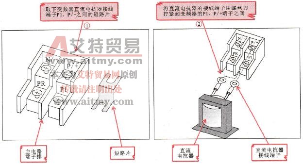 连接变频器直流电抗器