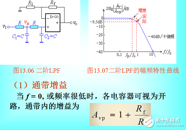 二阶有源低通滤波器_最简单的二阶低通滤波器电路图