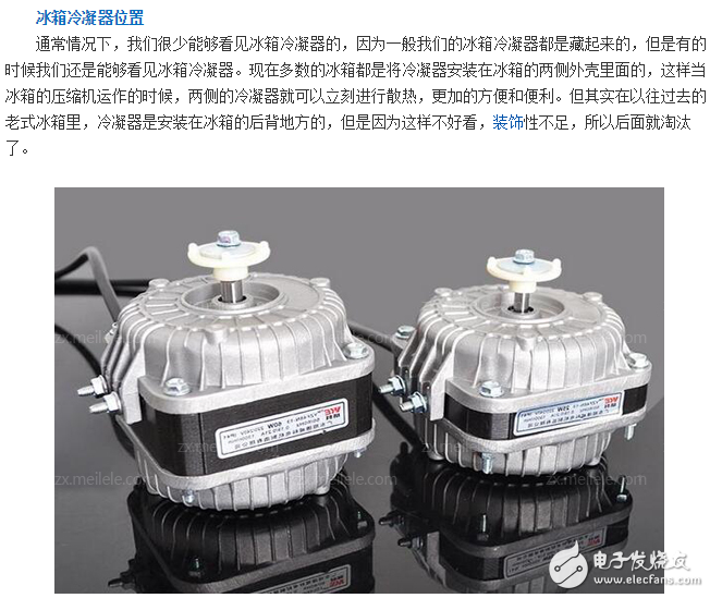 冰箱冷凝器工作原理、作用、位置、清洁、分类