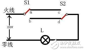 双控开关接线图_双控开关接线操作教学