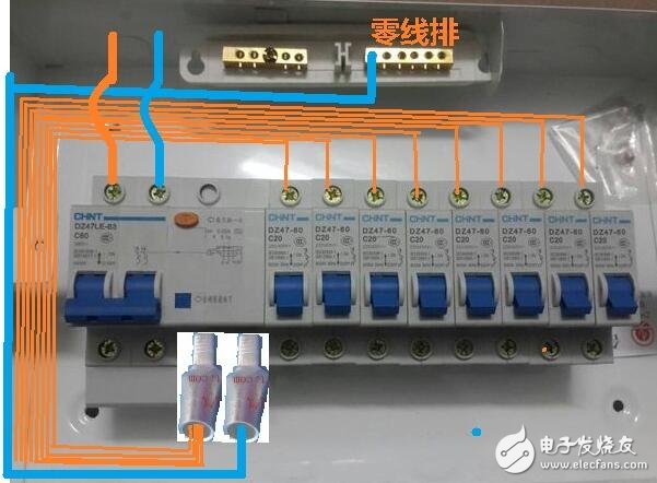 家庭配电箱接线图_家庭配电箱安装规范_高低压配电柜接线规范