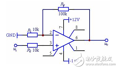集成运算放大器运算电路_集成运算放大电路分析比例运算_集成运算放大电路公式