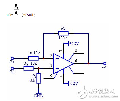 集成运算放大器运算电路_集成运算放大电路分析比例运算_集成运算放大电路公式