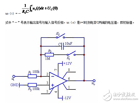 集成运算放大器运算电路_集成运算放大电路分析比例运算_集成运算放大电路公式