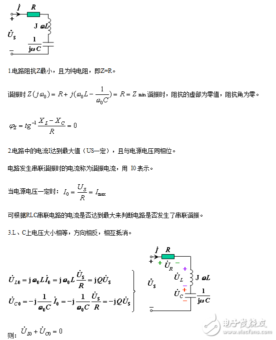 什么是串联谐振_串联谐振电路的特征_串联谐振和并联谐振的条件