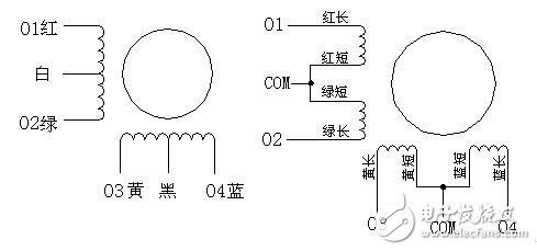 步进电机接线图，8线步进电机接线图图解