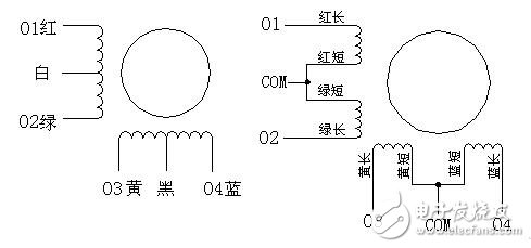 步进电机接线图，8线步进电机接线图图解