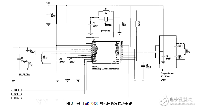 智能家居系统网关无线收发模块电路设计