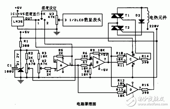 简单人工智能的温度控制电路设计