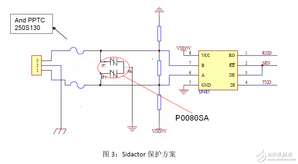 RS-485在多功能电能表中的防雷电路设计