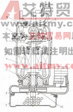 图5 37单相潜水电泵的典型结构