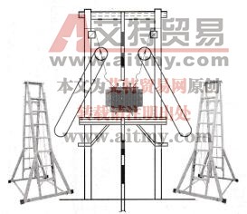 图4 25把变压器落在槽钢架上