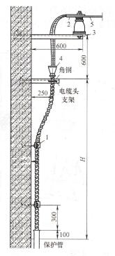 图4 27高压电缆引入接线