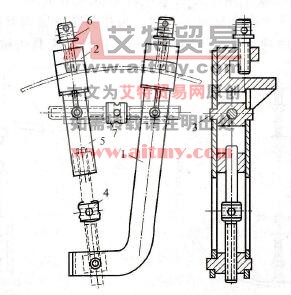 图7-22螺旋一杠杆拉紧器