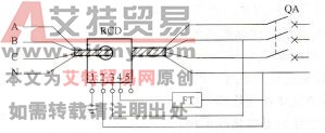 图9-27漏电继电器配低压断路器运行