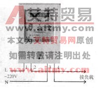 图8-6单相电能表的接线