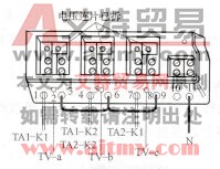 图8 -10三相四线制电能表经电流、电压互感器的接线方法
