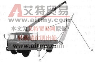 图1 81 吊车立杆法