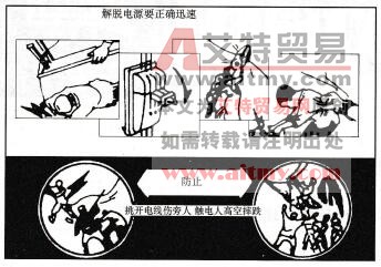 图9-13迅速断开电源的方法