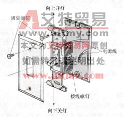 图7-17 暗开关的安装