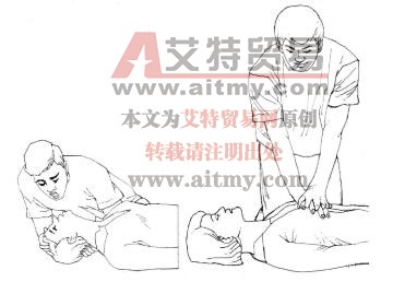 图7-9 单人操作心肺复苏术