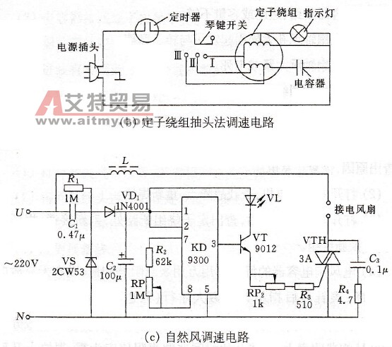 电风扇调速电路