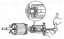 用拉具拆卸轴承