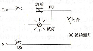 用试灯检查短路故障（二）