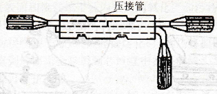 套管压接分支连接法