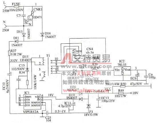06年千泽电磁炉无反应，不通电，熔断器烧断故障检修
