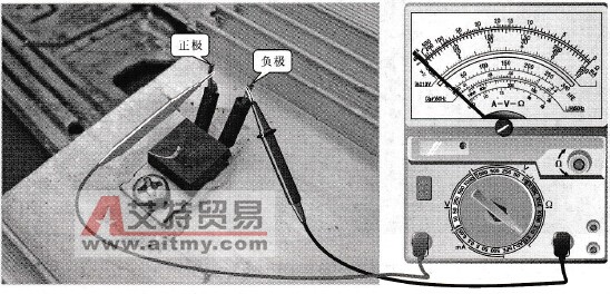 检测阻尼二极管的反向电阻值