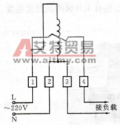 单相电度表顺入接线图