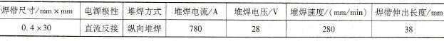 堆焊参数
