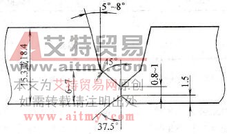 双V形复合坡口图