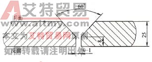 坡口形式及尺寸