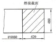 法兰毛坯截面图