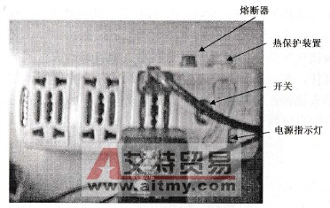 带保护装置的多用电源插座