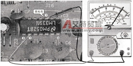 电压比较器LM339-IC3C电阻值检测法