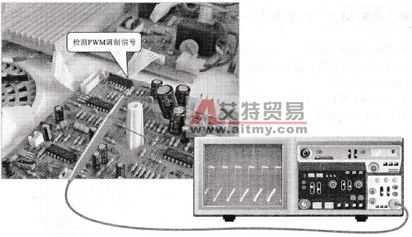 检测电磁灶的PWM调制信号