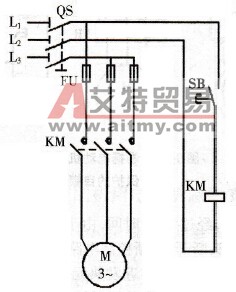 电动机最简单的自动起动电路图