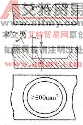 小而浅缺陷的坡口形式