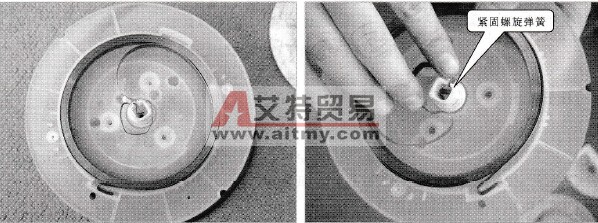 螺旋弹簧紧固的方法