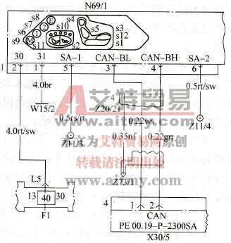 车门控制单元电路