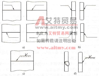 箭头线的位置