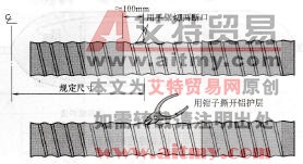 进口220kV电缆绝缘接头安装程序切除铝护套