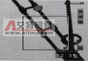 1000kV线路刚性跳线放电紫外图片
